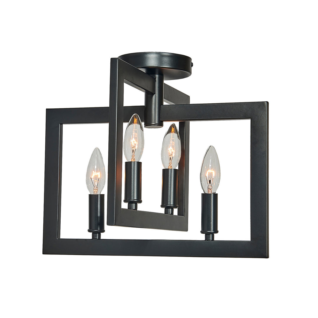 Russell Carbon 377-615/BLK Ceiling Light - Black