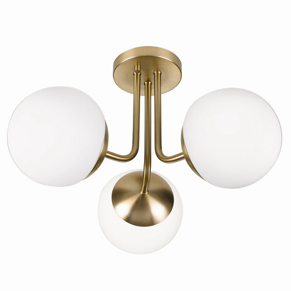 Russell Eclipse 388-015/SG/OP Ceiling Light - Soft Gold