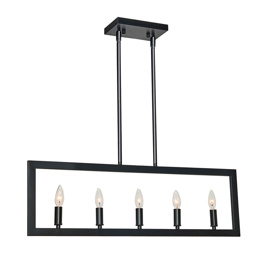 Russell Carbon 477-632/ST/BLK Pendant Light - Black