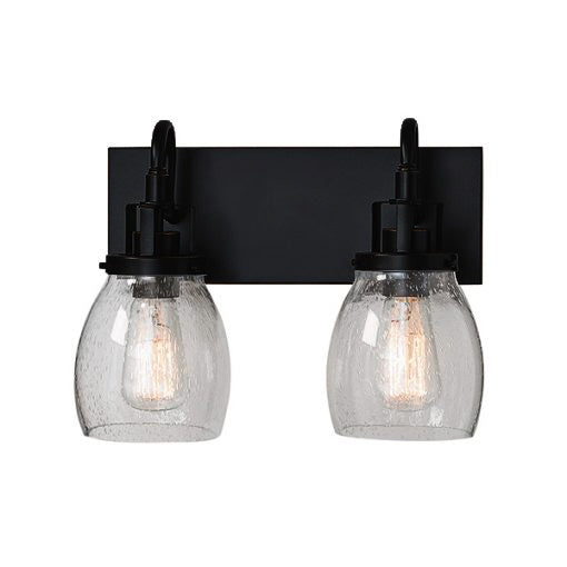 Russell Dayton 770-602/BLK Bath Vanity Light 15 in. wide - Black