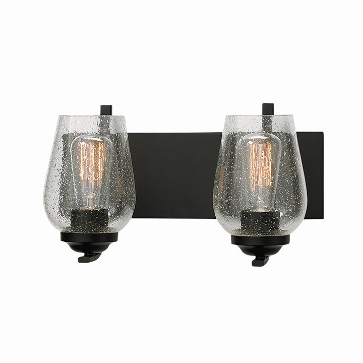 Russell Bordeaux 782-602/BLK Bath Vanity Light 9 in. wide - Black