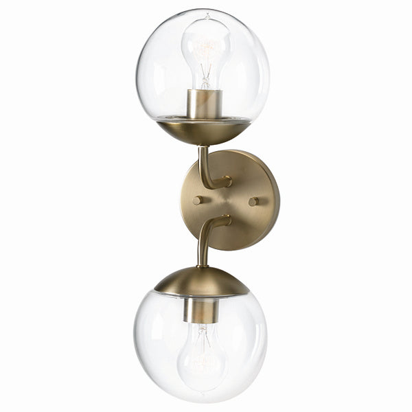 Russell Eclipse 788-002/SG/CL Wall Light - Soft Gold