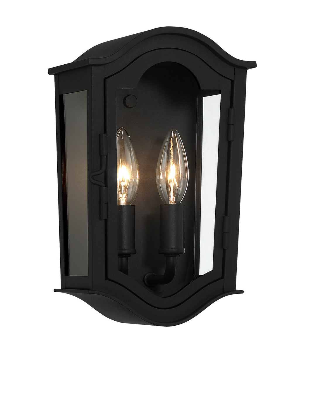 Minka-Lavery Lighting 73200-66 Houghton Hall Two Light Outdoor Wall Mount Outdoor Black