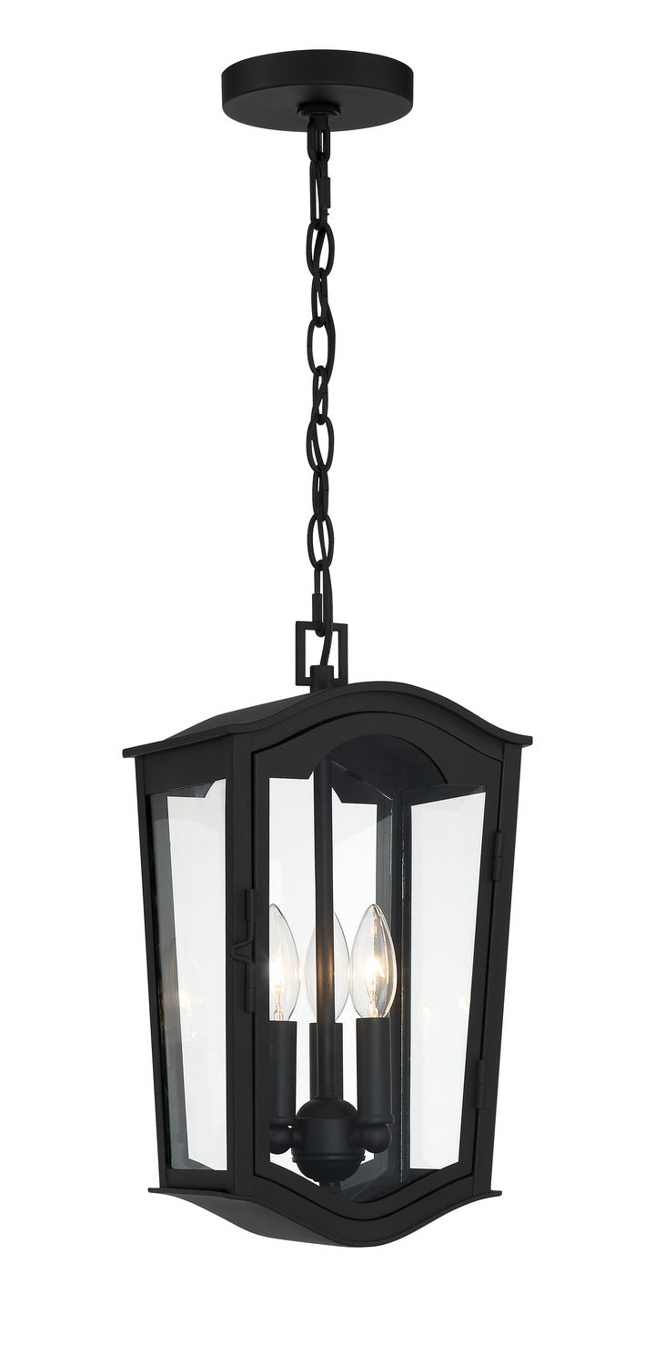 Minka-Lavery Lighting 73204-66 Houghton Hall Three Light Outdoor Chain Hung Outdoor Black