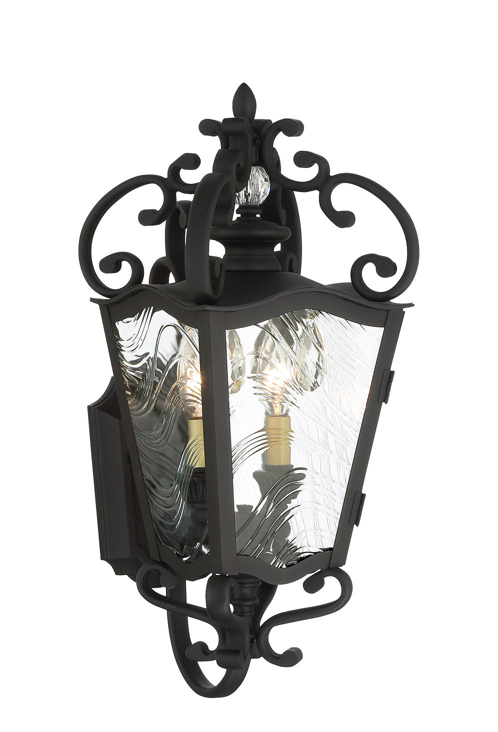 Minka-Lavery Lighting 9332-661 Brixton Ivy Two Light Outdoor Lantern Outdoor Black