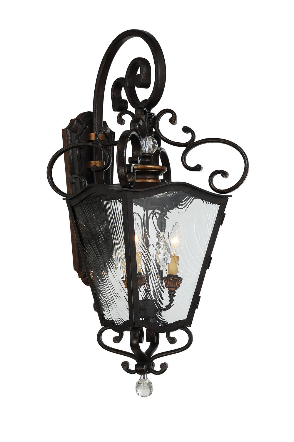 Minka-Lavery Lighting 9333-270 Brixton Ivy Three Light Outdoor Lantern Outdoor Bronze / Dark