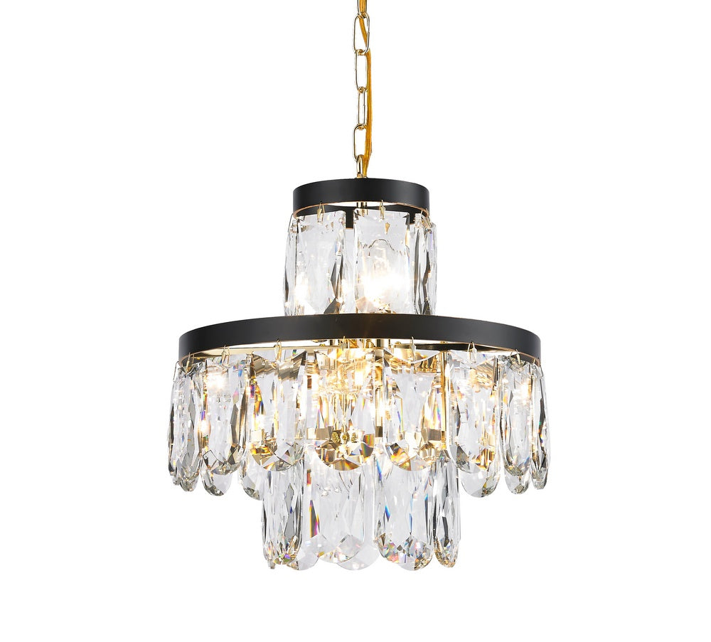 StarFire Havana 5517BG Chandelier Light - Gold and Black