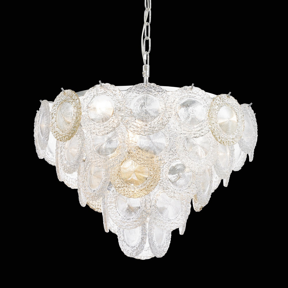 StarFire Murano 8820CH Chandelier Light - Chrome