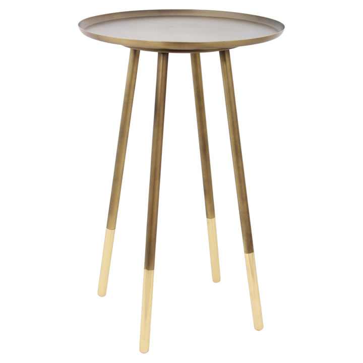 Renwil Lighting TA112 Pawn Accent Table Furniture Brass