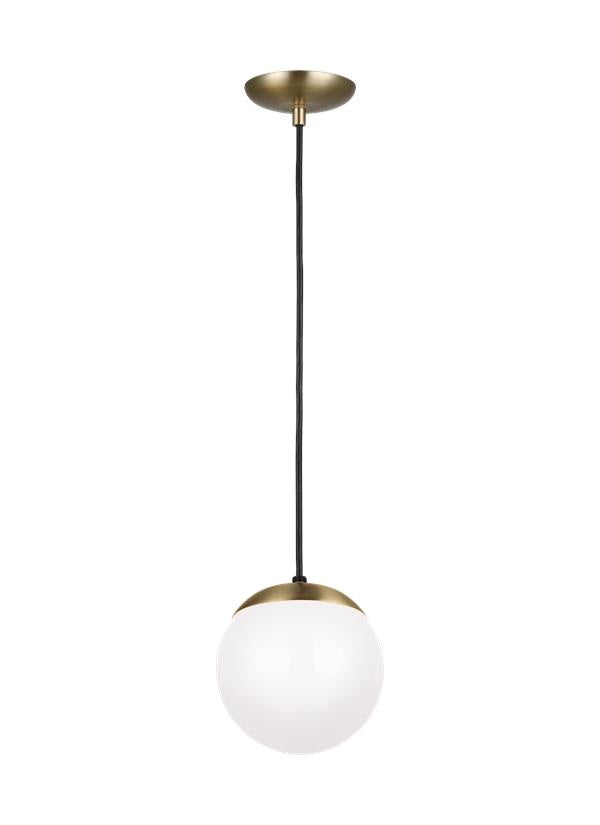 Visual Comfort Studio Leo - Hanging Globe 6018EN3-848 Pendant Light - Satin Brass