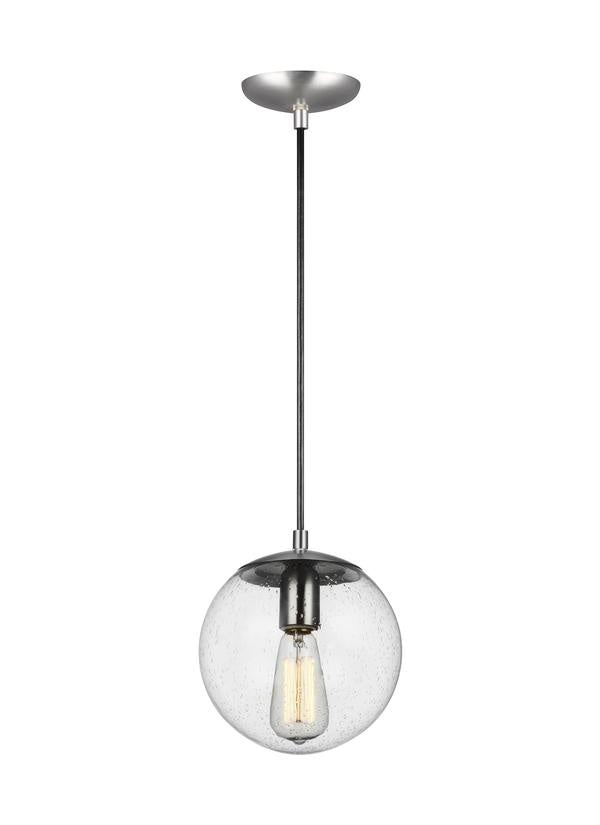 Visual Comfort Studio Leo - Hanging Globe 6501801EN7-04 Pendant Light - Satin Aluminum