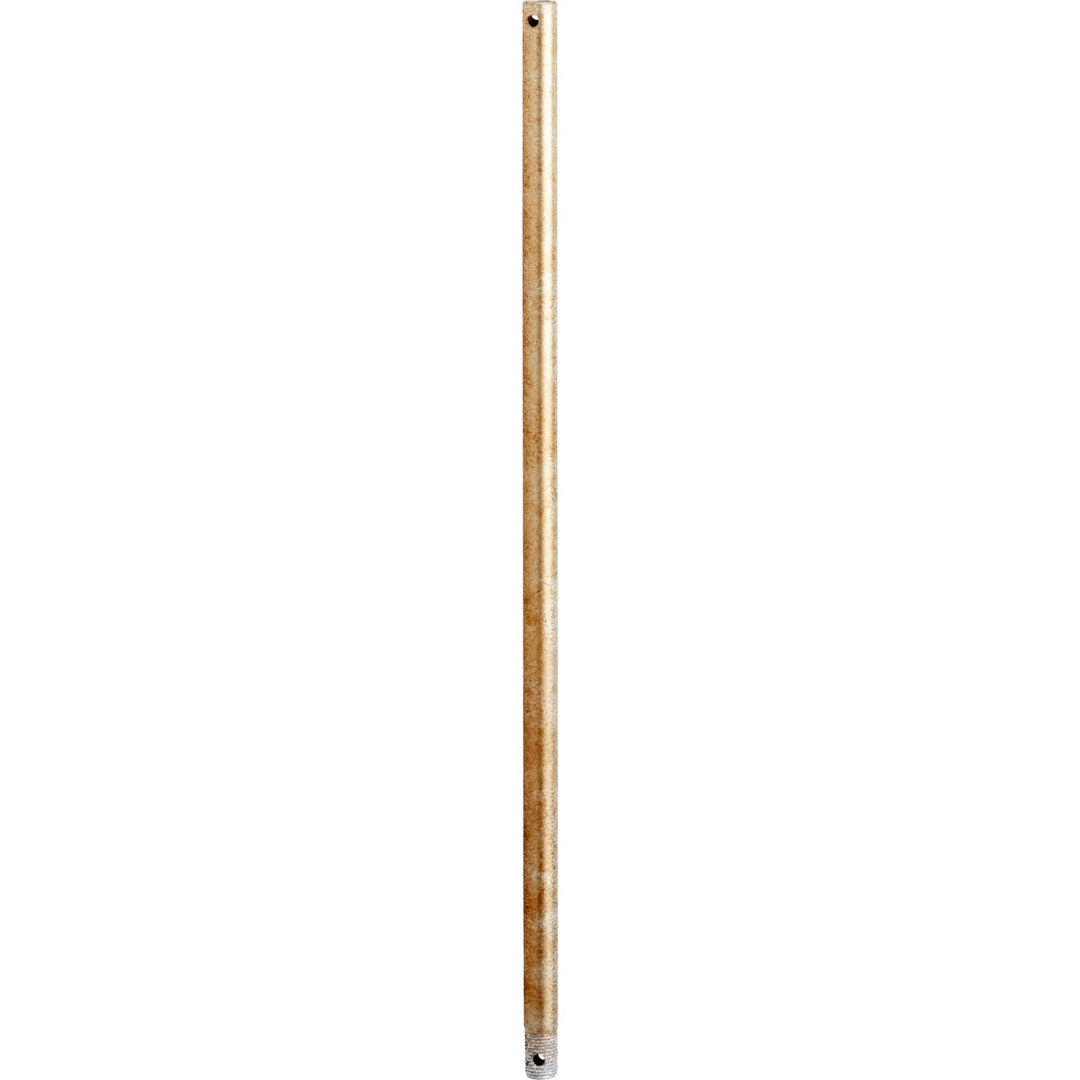 Quorum 6-2460 Fan Downrod - Aged Silver Leaf