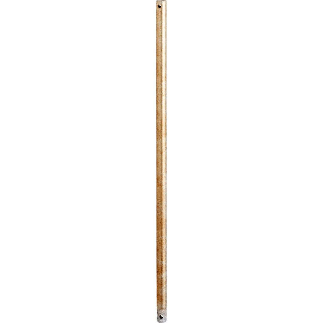 Quorum 6-2460 Fan Downrod - Aged Silver Leaf
