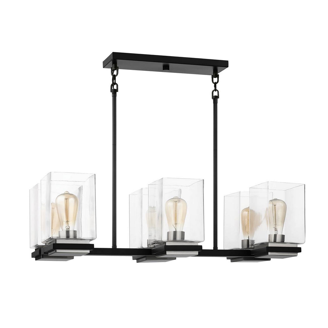 Nuvo Crossroads 60-7657 Pendant Light - Matte Black
