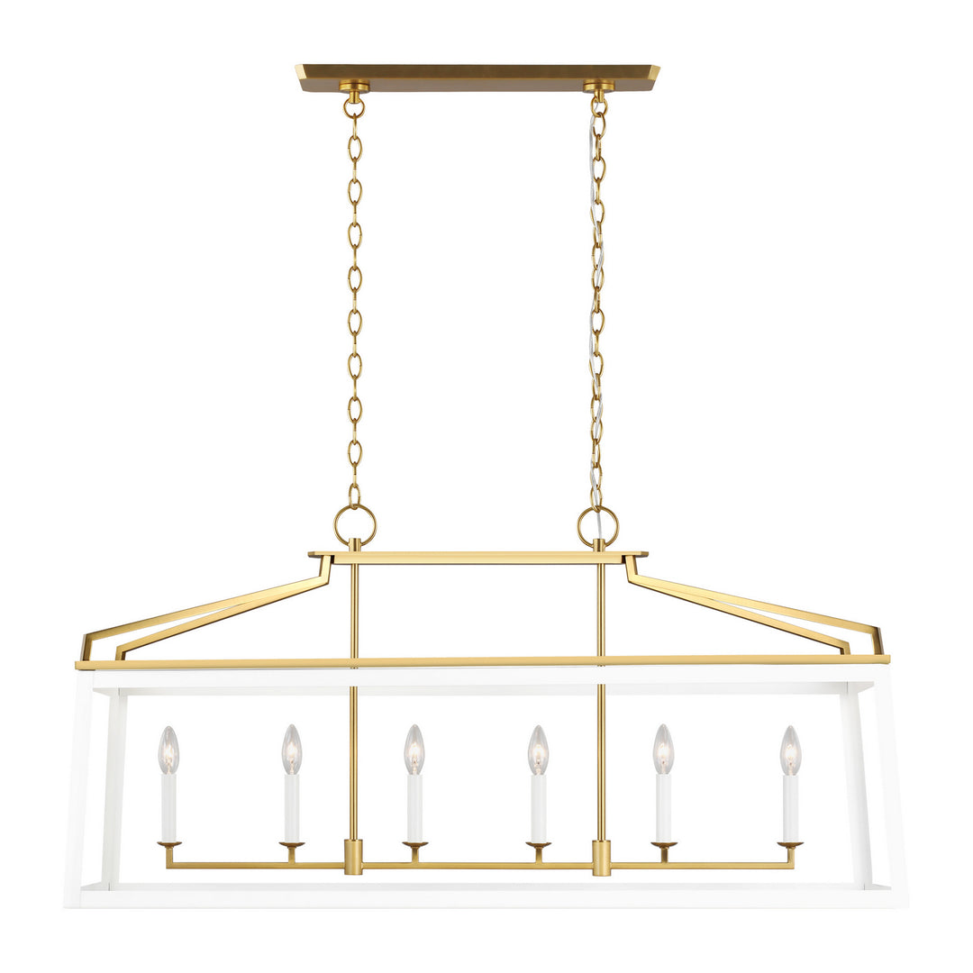 Visual Comfort Studio Carlow CC1586MWTBBS Pendant Light - Matte White