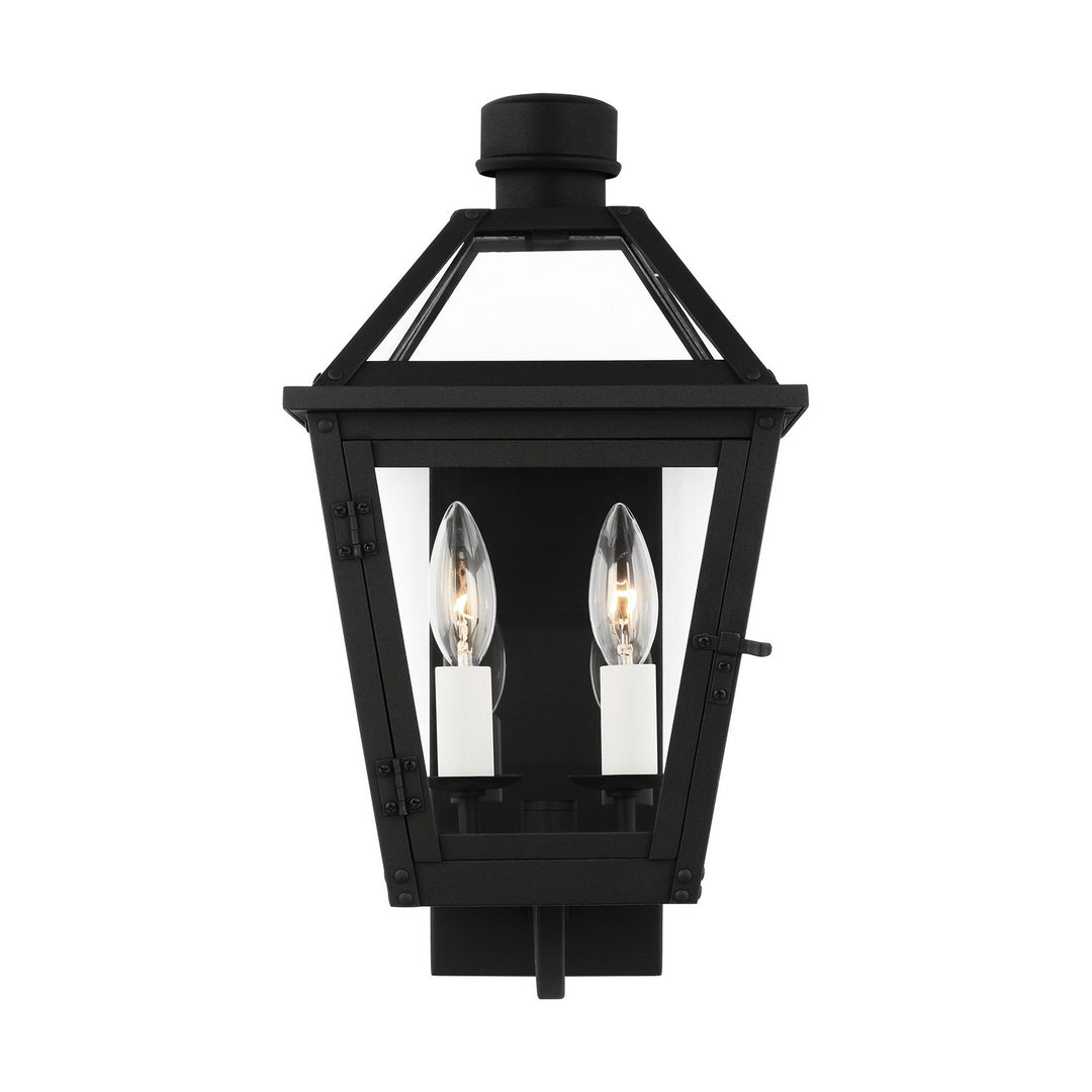 Visual Comfort Studio CO1392TXB Hyannis Two Light Wall Lantern Outdoor Black