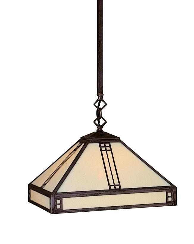 Arroyo Prairie PSH-12CR-MB Pendant Light - Mission Brown