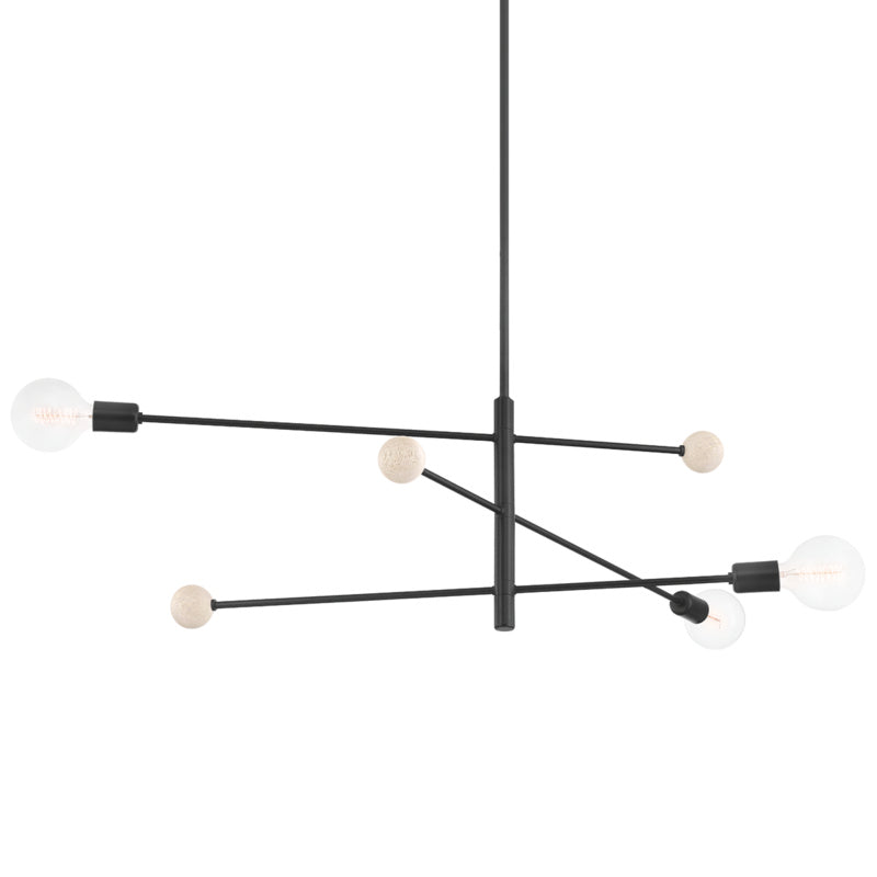 Mitzi Slater H491803-SBK Chandelier Light - Soft Black