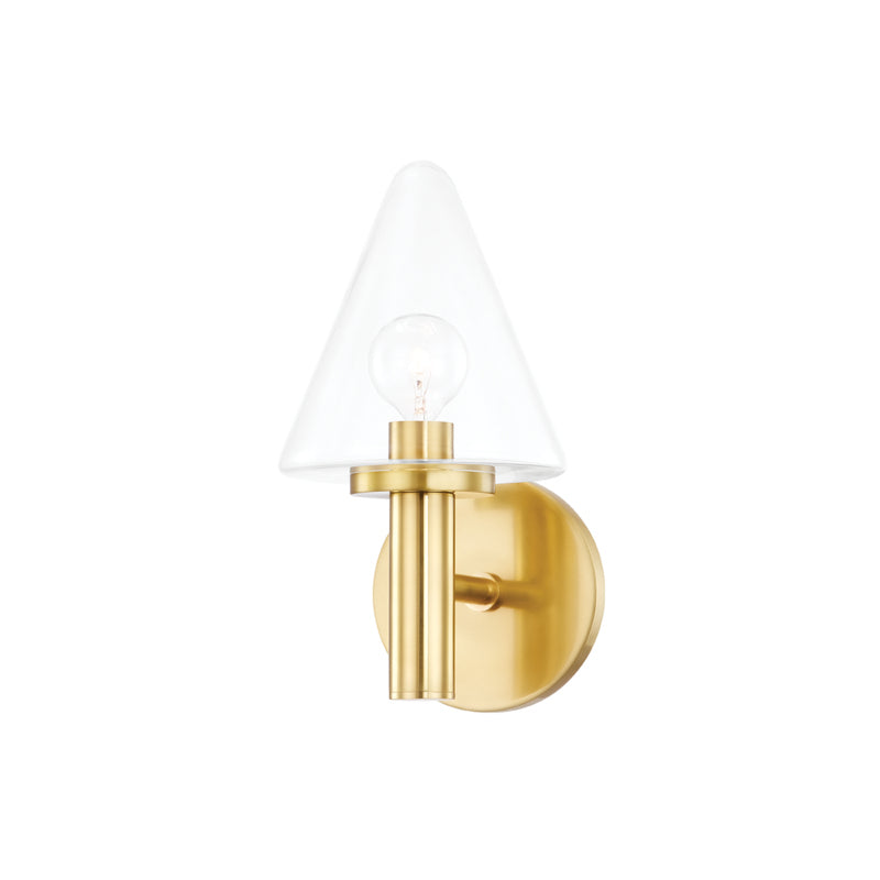 Mitzi Connie H540301-AGB Wall Sconce Light - Aged Brass