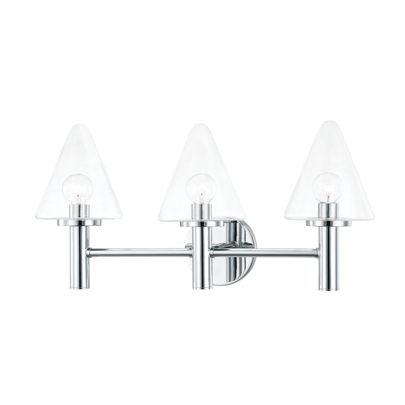 Mitzi Connie H540303-PC Bath Vanity Light 22 in. wide - Polished Chrome