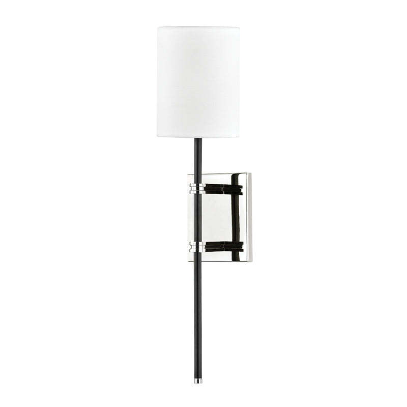 Mitzi Denise H547101-PN/BK Wall Sconce Light - Polished Nickel/Black