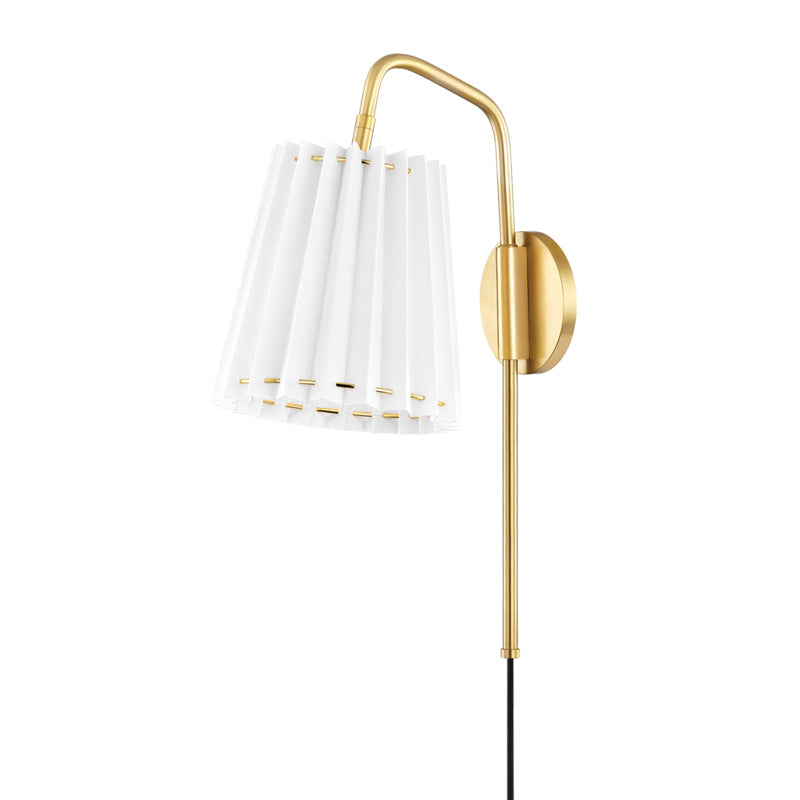 Mitzi Lighting HL476101-AGB  Demi Lamp Aged Brass