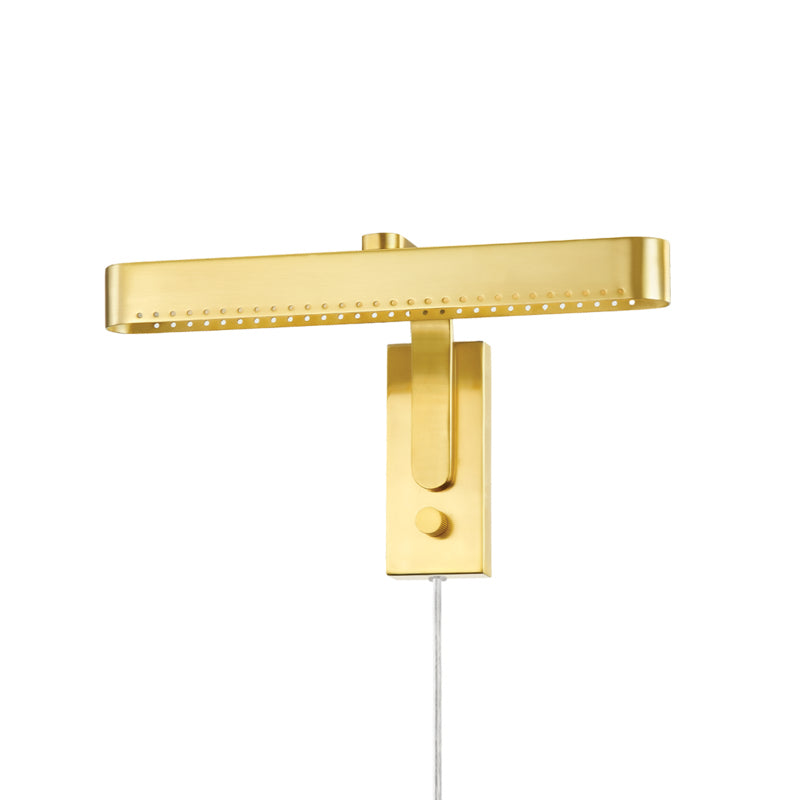 Mitzi Lighting HL563201-AGB  Julissa Home Decor Aged Brass