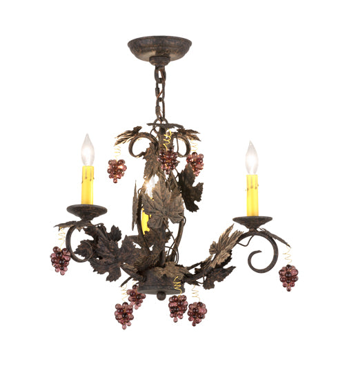 Meyda Tiffany Vineyard 117174 Chandelier Light - Coffee Bean