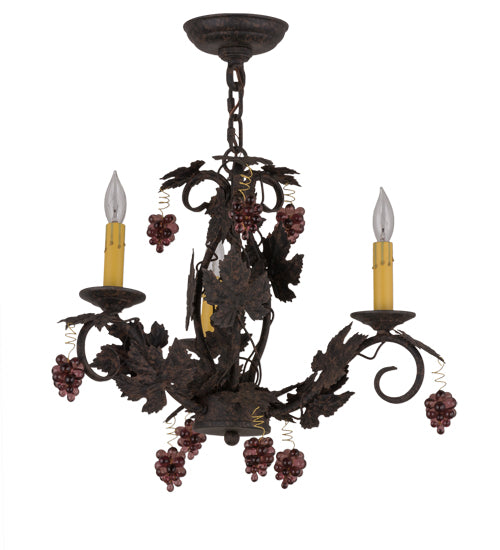 Meyda Tiffany Vineyard 117174 Chandelier Light - Coffee Bean