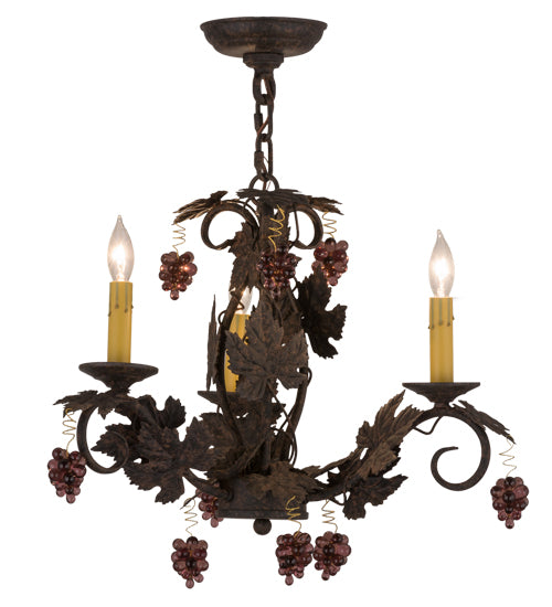 Meyda Tiffany Vineyard 117174 Chandelier Light - Coffee Bean