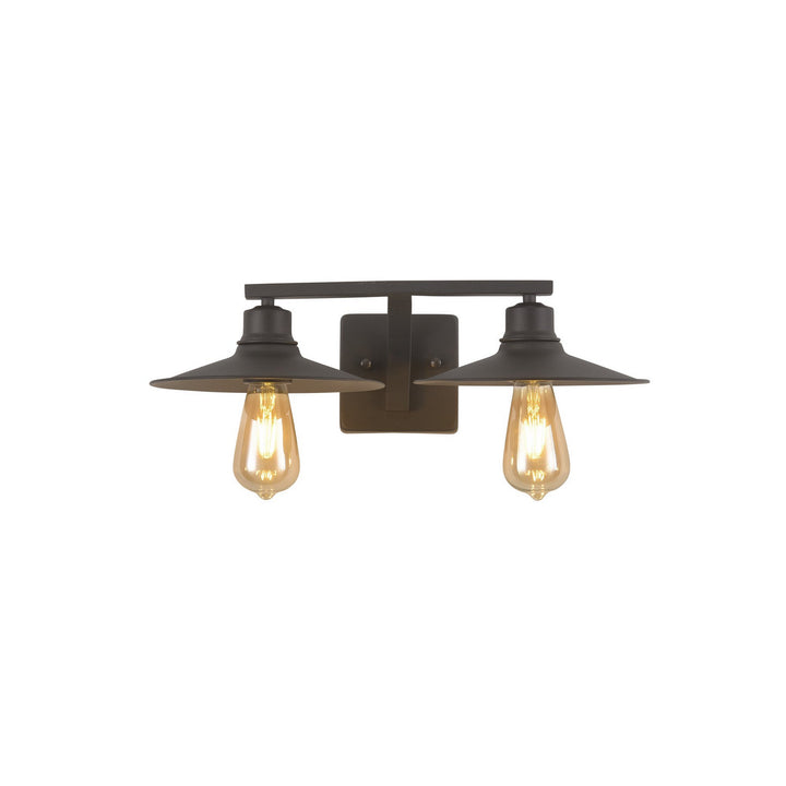 Varaluz Clayton 356B02DC Bath Vanity Light 19 in. wide - Dark Coffee