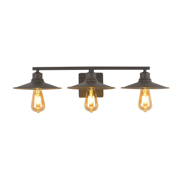 Varaluz Clayton 356B03DC Bath Vanity Light 29 in. wide - Dark Coffee