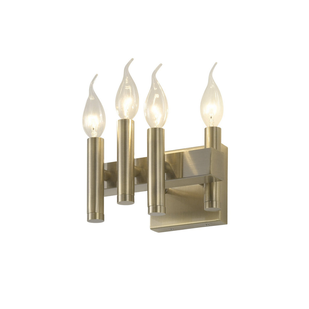 Varaluz Collette 357B04LBB Bath Vanity Light 8 in. wide - Antique Brass