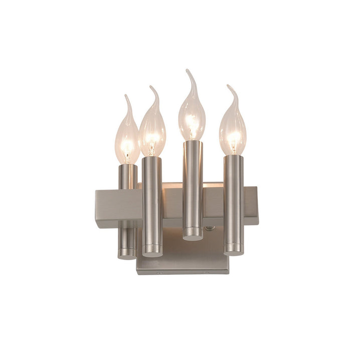 Varaluz Collette 357B04RSN Bath Vanity Light 8 in. wide - Satin Nickel