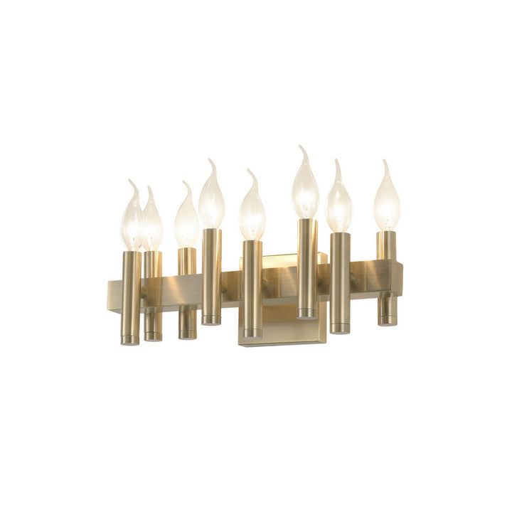 Varaluz Collette 357B08BB Bath Vanity Light 16 in. wide - Antique Brass