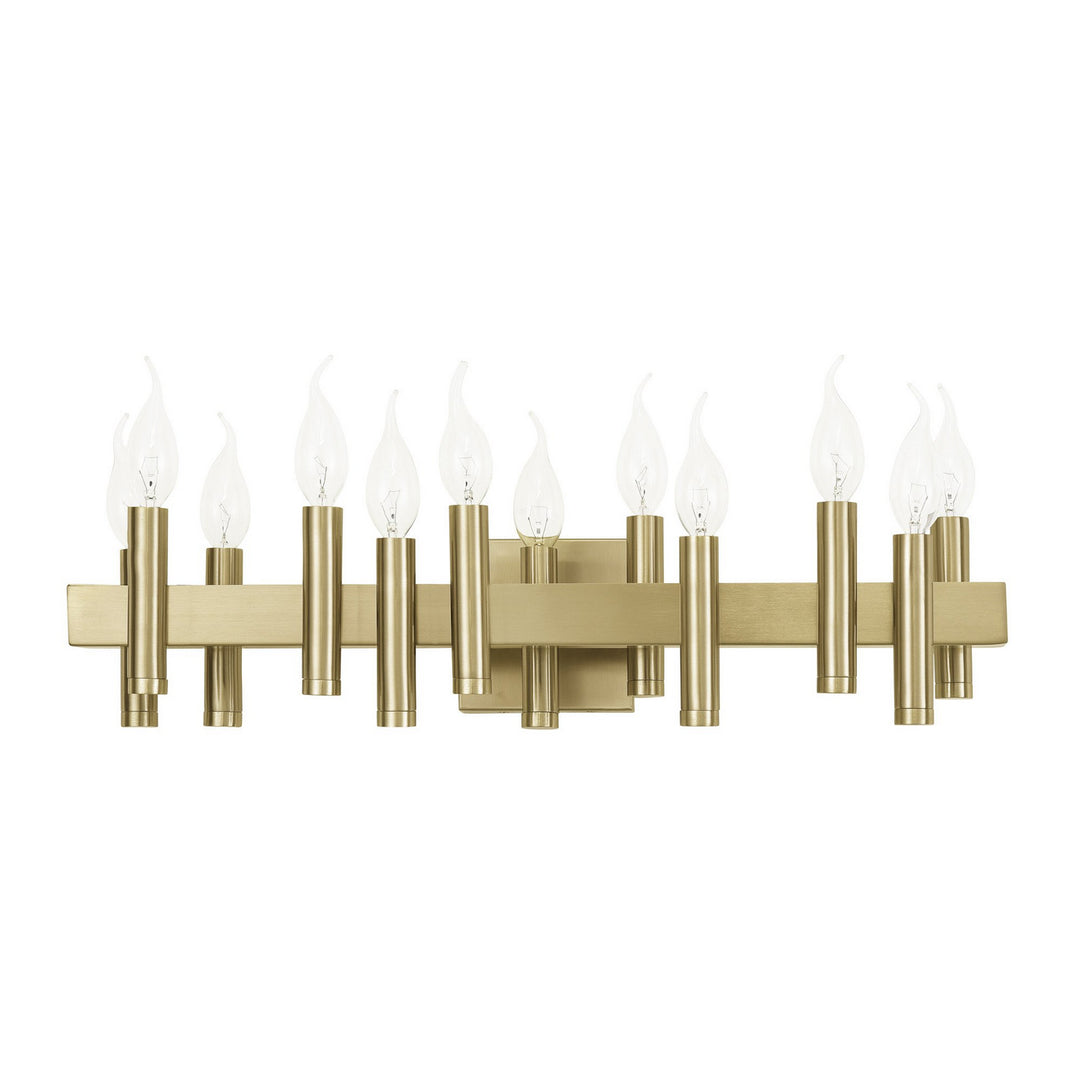 Varaluz Collette 357B12BB Bath Vanity Light 24 in. wide - Antique Brass