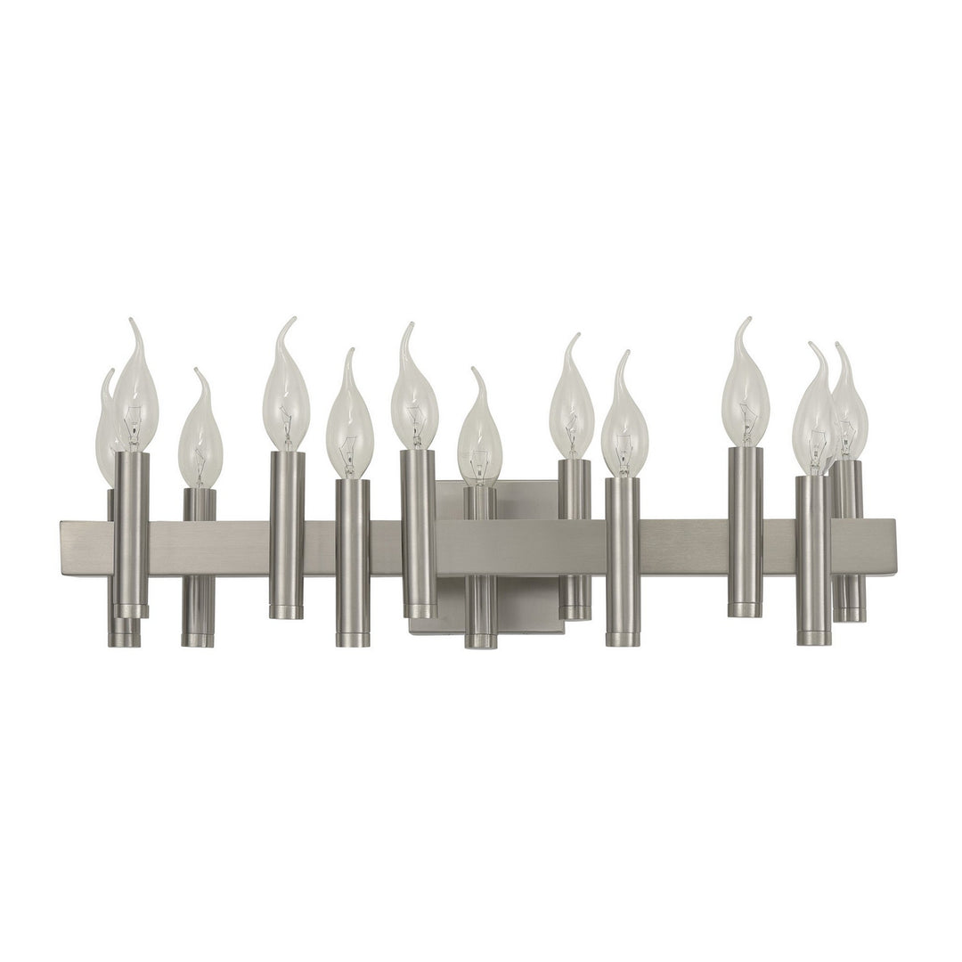 Varaluz Collette 357B12SN Bath Vanity Light 24 in. wide - Satin Nickel