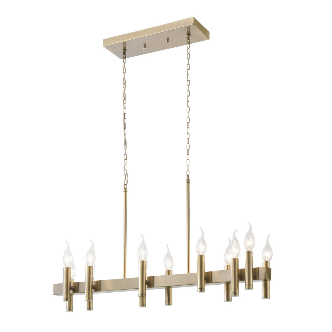 Varaluz Collette 357N12BB Pendant Light - Antique Brass
