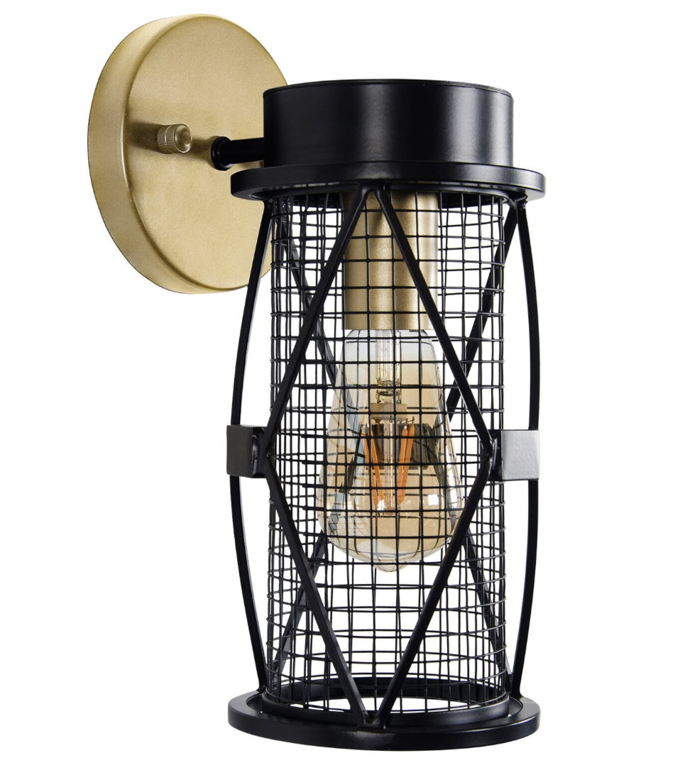 Varaluz Harlequin 612630 Wall Sconce Light - Warm Bronze/Gold