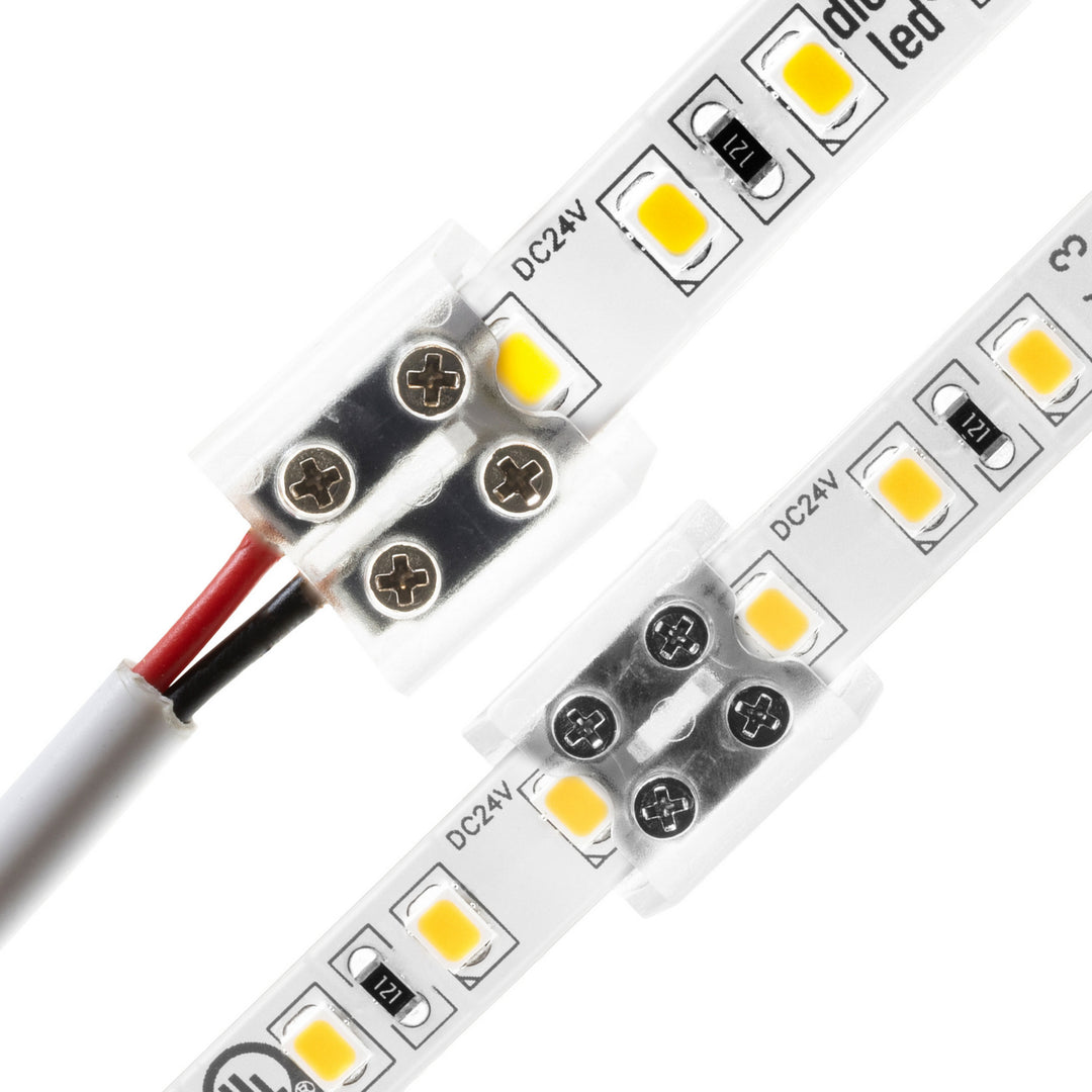 Diode Led Lighting DI-TB8-CONN-TTT-5  Tape Light Terminal Block Connector Decor White