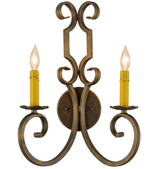 Meyda Tiffany Carlo 117559 Wall Light - French Bronzed