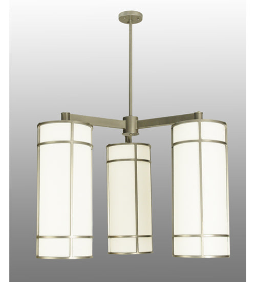 Meyda Tiffany Cilindro 117579 Chandelier Light - Polished Nickel