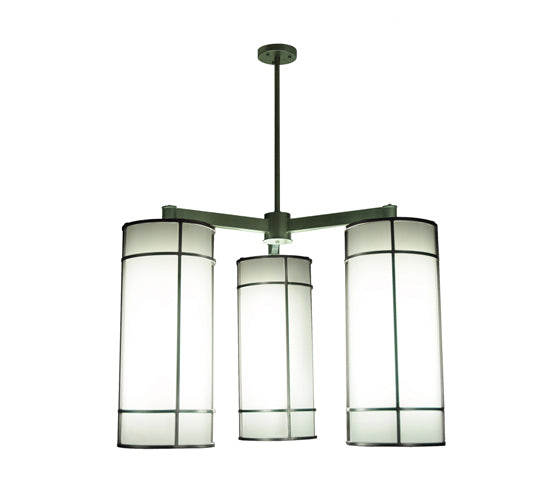 Meyda Tiffany Cilindro 117579 Chandelier Light - Polished Nickel