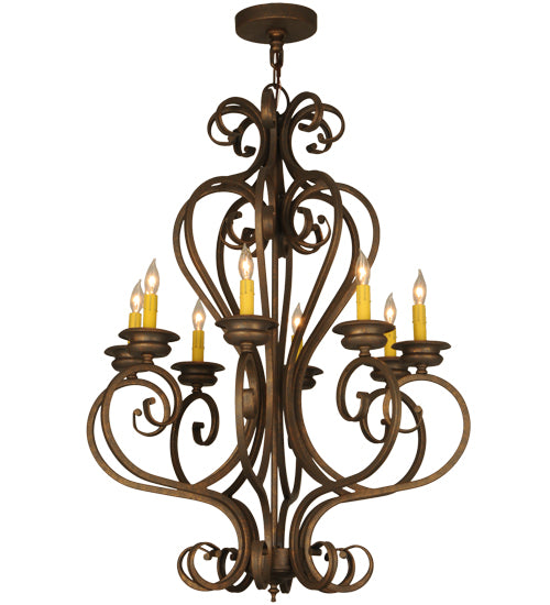Meyda Tiffany Fernando 117683 Chandelier Light - French Bronze