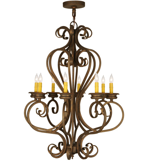 Meyda Tiffany Fernando 117683 Chandelier Light - French Bronze