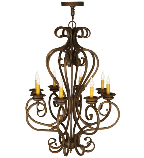Meyda Tiffany Fernando 117683 Chandelier Light - French Bronze