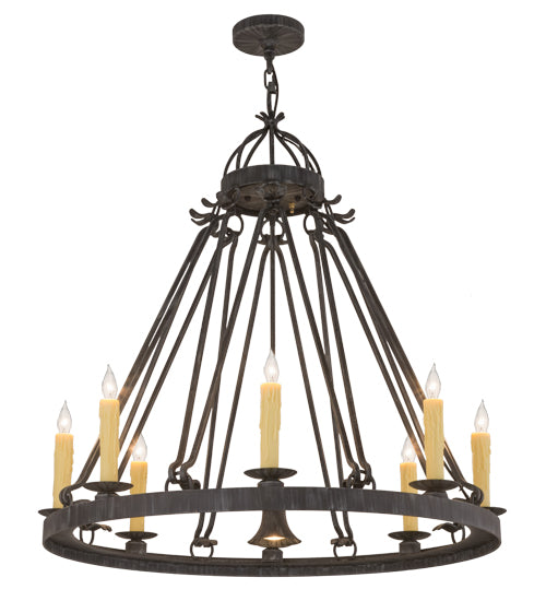 Meyda Tiffany Lakeshore 117730 Chandelier Light - Timeless Bronze