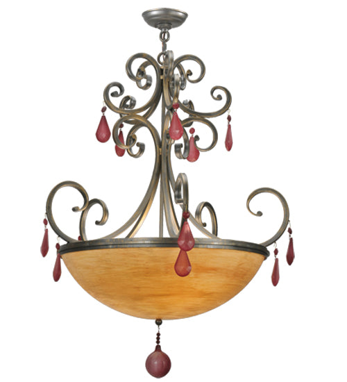 Meyda Tiffany Jeri 117740 Pendant Light - Pewter
