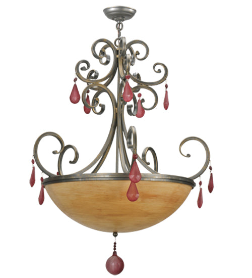 Meyda Tiffany Jeri 117740 Pendant Light - Pewter
