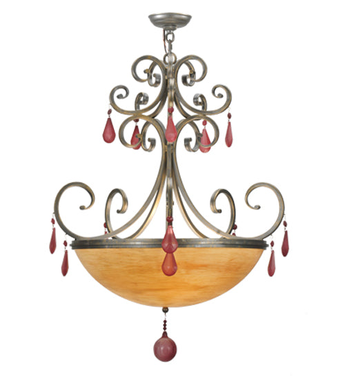 Meyda Tiffany Jeri 117740 Pendant Light - Pewter